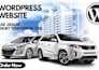 design online car dealership or car rental wordpress website